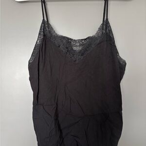 OBO accepted! Forever 21 Black Lace V-Neck Tank Top
